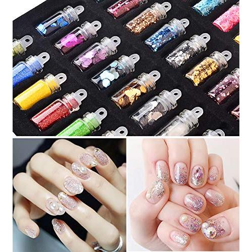 Stl ネイルデコレーション 48点セット ホログラム スパンコール ネイル飾り グリッター ネイルアート 豪華 星 ハ Glv Hi Bridgeストア 通販 Yahoo ショッピング
