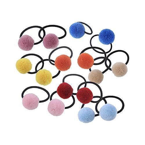 Anormals 子供ヘアゴム 可愛い 毛玉 髪飾り 8色 16点セット Lnw Hi Bridgeストア 通販 Yahoo ショッピング