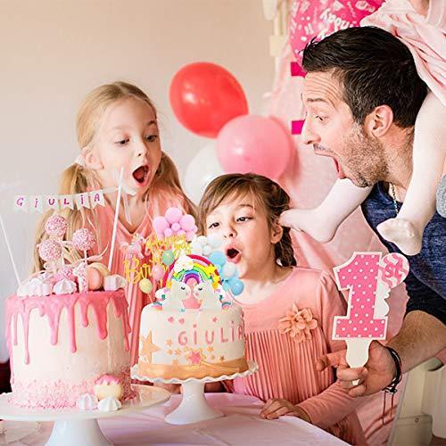 Duoupa ケーキトッパー 誕生日ケーキ飾り ユニコーン 風船 虹 ケーキ挿入カード 12点セット Ntl Hi Bridgeストア 通販 Yahoo ショッピング
