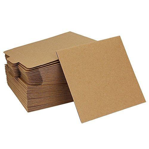 Coolbotang クラフト紙製 Cd ケース 13x13cm 収納 整理 Dvd Cdペーパースリーブケース プレゼント に クラフト紙50枚 Omz Hi Bridgeストア 通販 Yahoo ショッピング