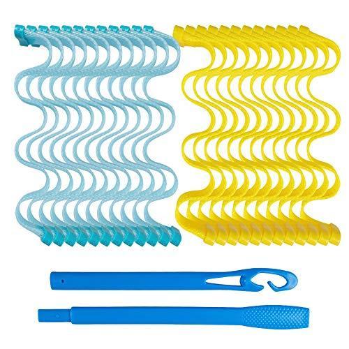 Augoog 24本 巻きカーラー マジック手巻きカーラー カーラー ヘアカーラー 寝ながらソフトマジックカーラー 髪に Skx Hi Bridgeストア 通販 Yahoo ショッピング