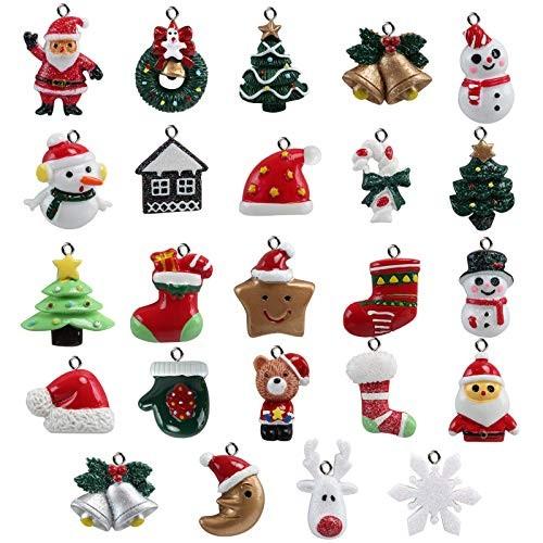 Naler クリスマスチャームクリスマスモチーフ混合 チャーム 手作りアクセサリー チャームパーツ24個セット Smb Hi Bridgeストア 通販 Yahoo ショッピング