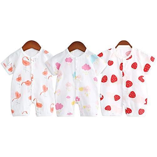 ロンパース 半袖 赤ちゃん 肌着 夏 綿 3枚セット 前開き 可愛い 肌着パジャマ ベビー服 新生児服 男の子 着替え Www Ramnurtextile Com