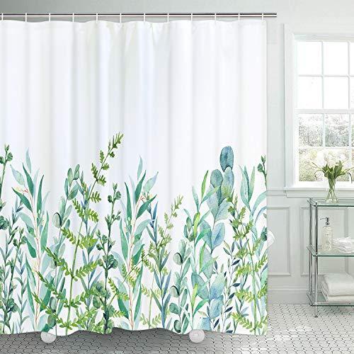 Pknoclan シャワーカーテン 植物 175 X 178cm バスカーテン 防水防カビ 風呂カーテン シンプル おしゃれ お風呂用カ Txq Hi Bridgeストア 通販 Yahoo ショッピング