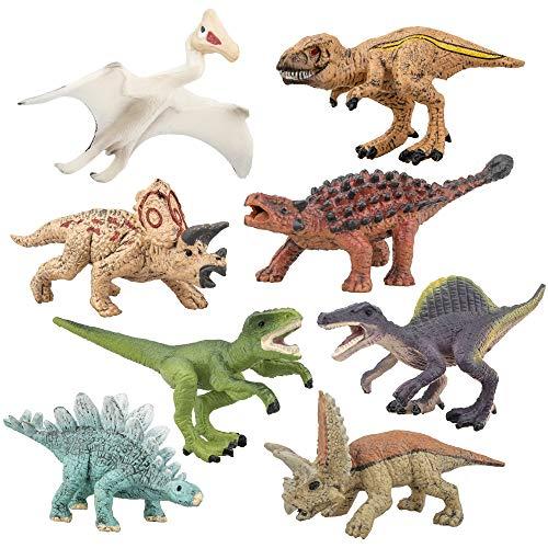 Toymany 動物フィギュア 恐竜フィギュアセット 8種類入 リアル恐竜おもちゃ ダイナソー 恐竜遊び 2 3 3in Uio Hi Bridgeストア 通販 Yahoo ショッピング