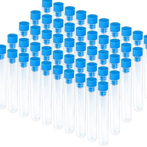 Teenitor 試験管 プラスチック製 透明 蓋付き 50本 16 100mm 自由研究 科学実験 サンプル保存 多用途 Xge Hi Bridgeストア 通販 Yahoo ショッピング