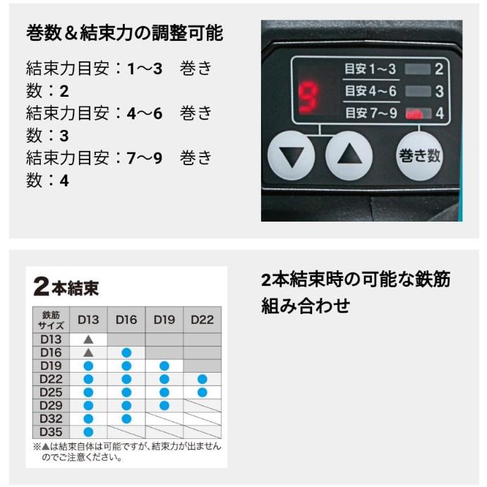 マキタ(makita) TR181DRGX 充電式鉄筋結束機 18V 14.4V 使用可能【バッテリー/充電器セット】｜takahashihonsha｜07