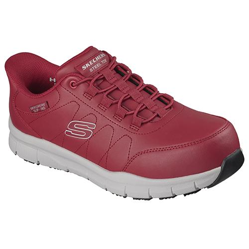 SKECHERS（スケッチャーズ） 安全靴 NAMPA NOREN 27.5cm レッド 200454