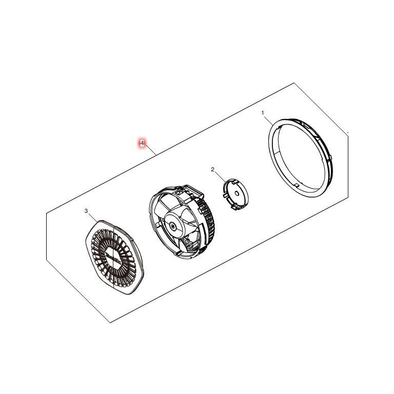マキタ（makita） ファンユニットアッセンブリ 126972-2（2個入り