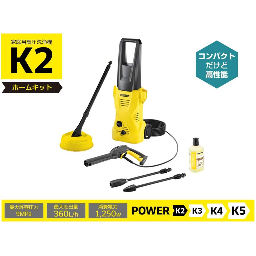 ケルヒャー(KARCHER) 高圧洗浄機 K 2 ホームキット 1.602-219.0