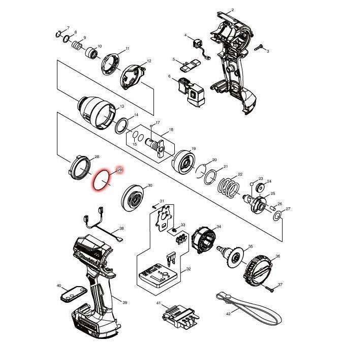 マキタ マキタ 部品 Oリング40 213507-9 図番029 TD171D/TD161D マキタ マキタ 部品 Oリング40 213507-9 図番029 TD171D/TD161D