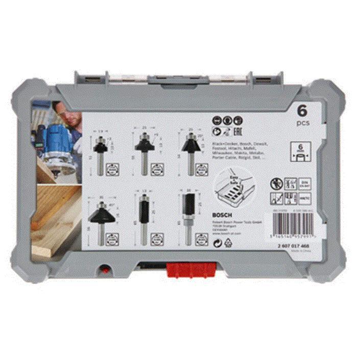 ボッシュ(BOSCH) ルーター・トリマービットセット(6種・6本入 ボッシュ(BOSCH) ルーター・トリマービットセット(6種・6本入