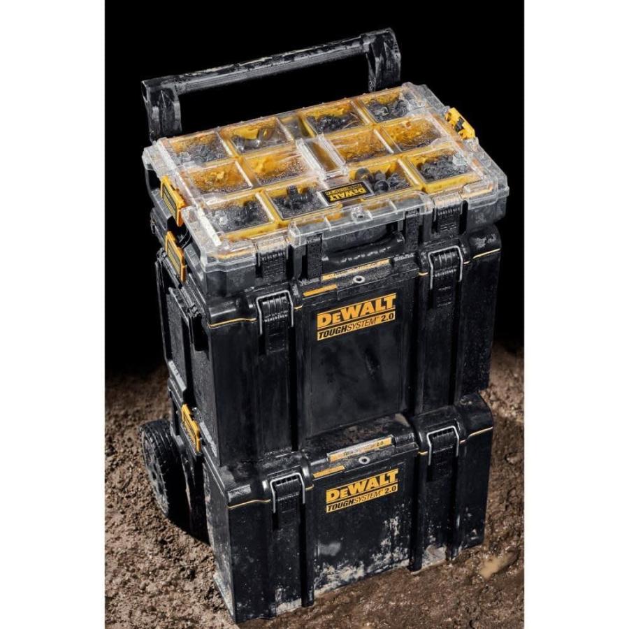 デウォルト(DEWALT) タフシステム2.0 オーガナイザー 小さなパーツの収納 工具箱 ToughSYSTEM アウトドア DWST83394-1｜takahashihonsha｜04