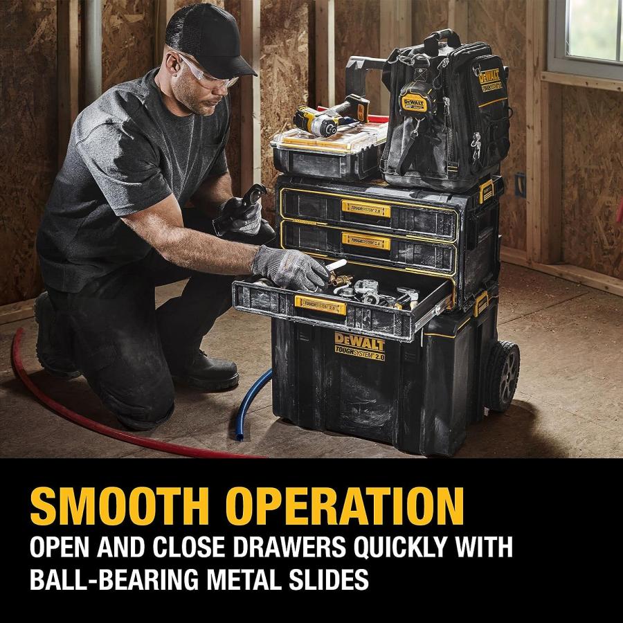DEWALT デウォルト(DEWALT) タフシステム2.0 3段チェスト 工具箱 DEWALT デウォルト(DEWALT) タフシステム2.0 3段チェスト 工具箱