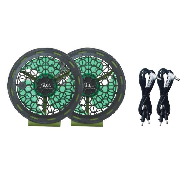 桑和 G.G. SOWA 18231 20V 電動ファンユニットセット Wオープンファン