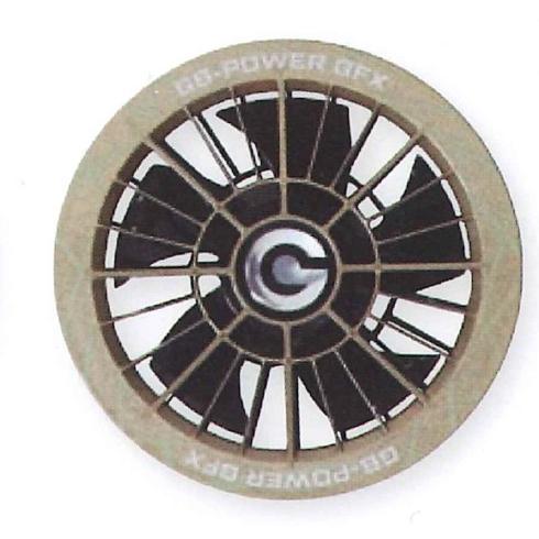 空調服用ファンセット AKZ-180KV ゴールド 長信ジャパン 空調ウェアー用ファンセット GFX-GD ゴールド 30V : 高橋