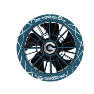 長信ジャパン 空調作業服用 ファンセット 30V GFX-CB 限定カラー