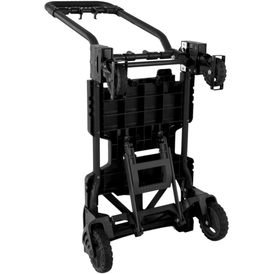 花岡車輌 折り畳み式台車 F-CART 2×4 BK フラットカート ブラック 385 