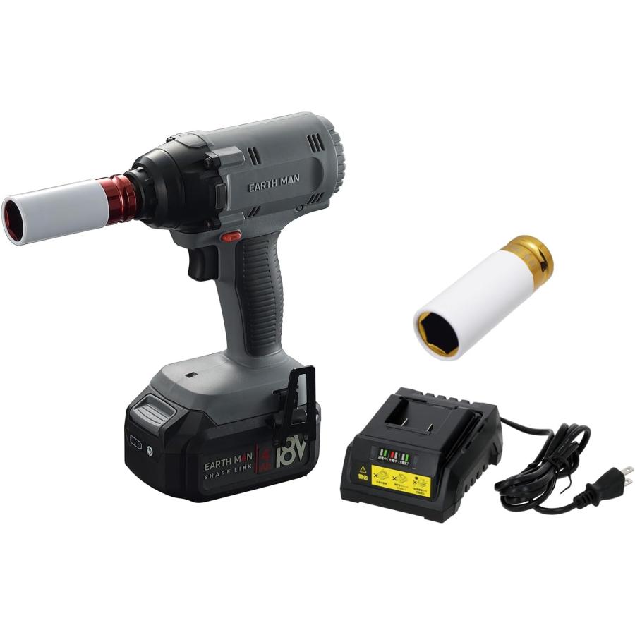 高儀 EARTH MAN(アースマン) 18V 充電式 インパクトレンチ SL 高儀 EARTH MAN(アースマン) 18V 充電式 インパクトレンチ SL