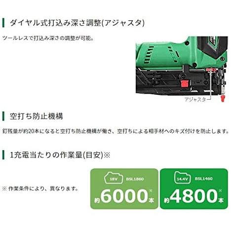 HiKOKI(ハイコーキ) NT3640DA(XPZ) 充電式仕上釘打機 36V【バッテリー1個/充電式セット】マルチボルト フィニッシュ｜takahashihonsha｜04