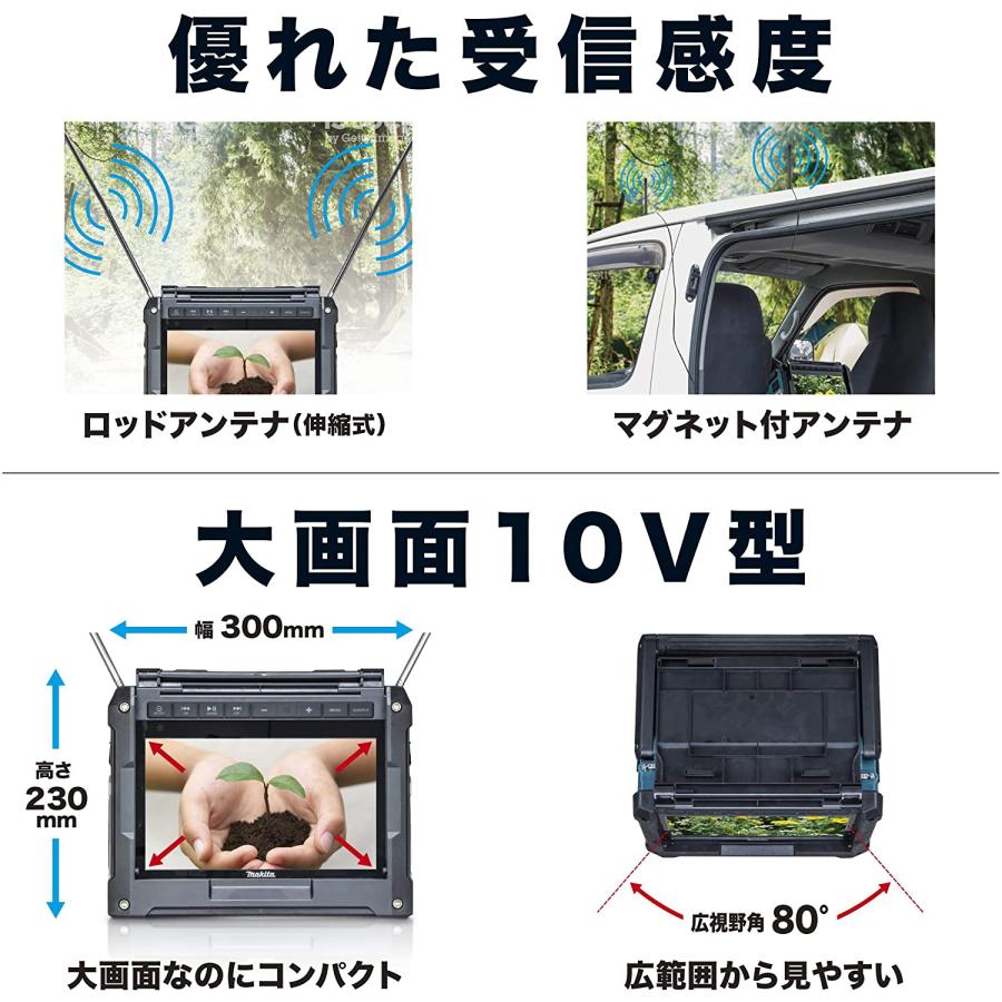 マキタ（makita） テレビ/ラジオ付 防災用 コンボキット CK1011 TV100+