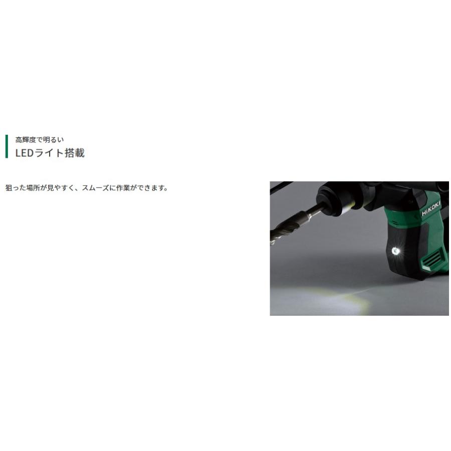 HiKOKI HiKOKI(ハイコーキ) DH12DD(2LSK) 充電式18mmハンマードリル 