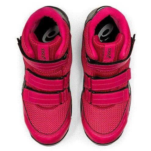 超希少　アシックス　安全靴　FCP203 ローズ×ブラック　ウィンジョブ ASICS アシックス 安全靴 FCP203 限定カラー ブライトローズ