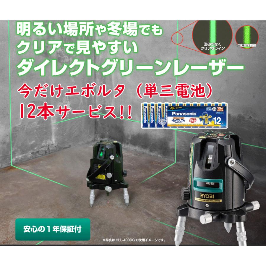 人気カラーの リョービ レーザ墨出器 635nm赤色半導体レーザ HLL-400