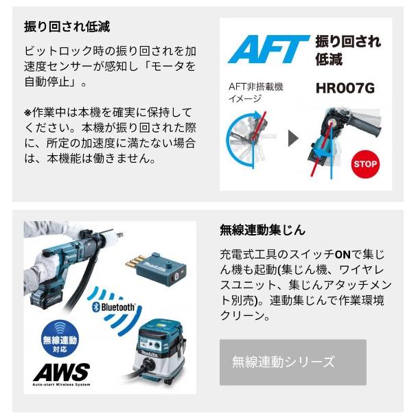 マキタ（makita） HR007GRMX 28mmハンマードリル【バッテリー2個/充電 