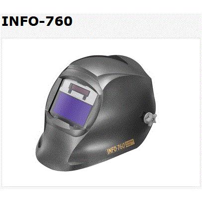 マイト工業 自動遮光面 INFO-760-H（ヘルメット取付型） ワイドバンド 