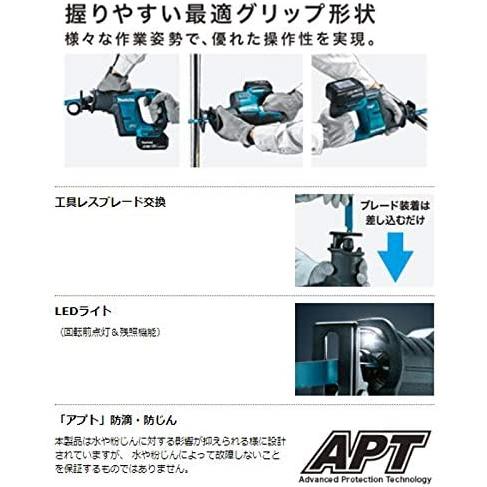 マキタ(makita) JR188DRG【ワンハンド】充電式レシプロソー 18V 6.0Ah【バッテリー/充電器セット】｜takahashihonsha｜03