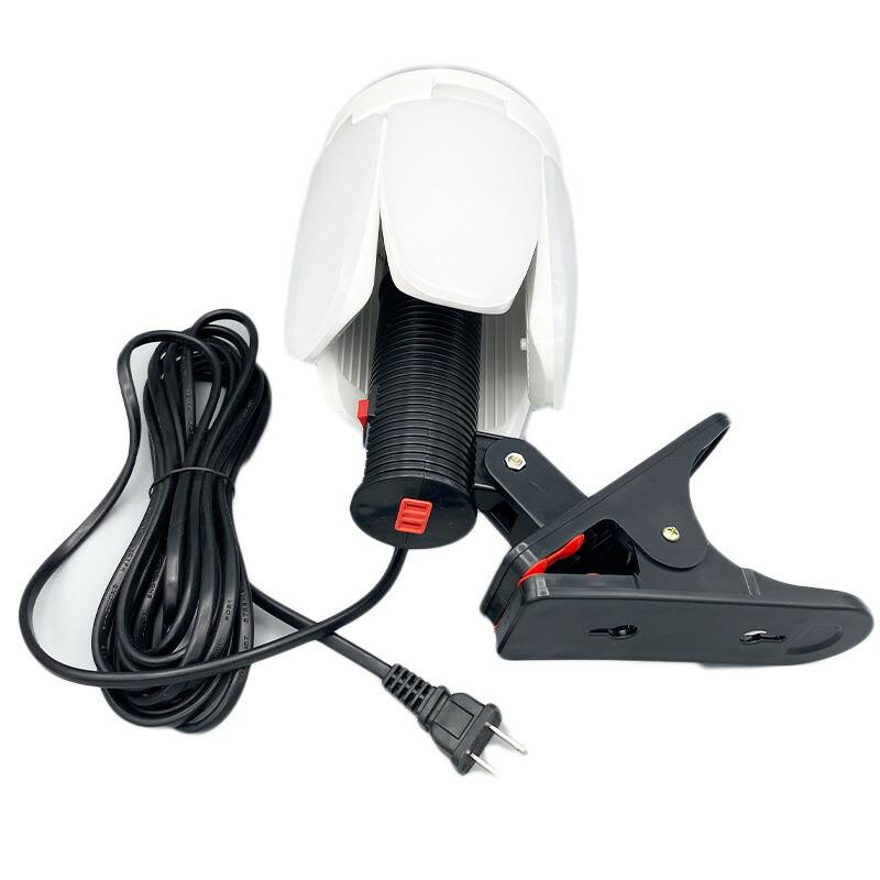 矢田電気(YADA) LED電球付屋内用クリップランプ ルナ6300 LED-L60W-ST