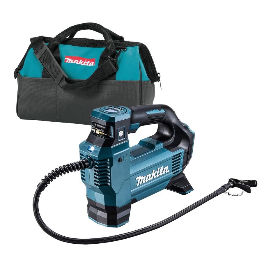 マキタ(makita) MP181DZ+トートバッグ 充電式空気入れ ハイパワータイプ 18V 本体+バッグ 最大吐出量 22L/min[200kPa時]※ マキタ（makita） MP181DZ+トートバッグ 充電式空気入れ ハイパワー