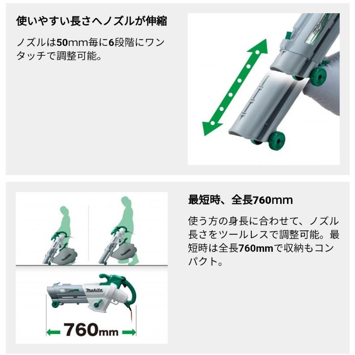 マキタ（makita） ブロア集塵機 MUB1200 屋外用掃除機 100V : 高橋本社