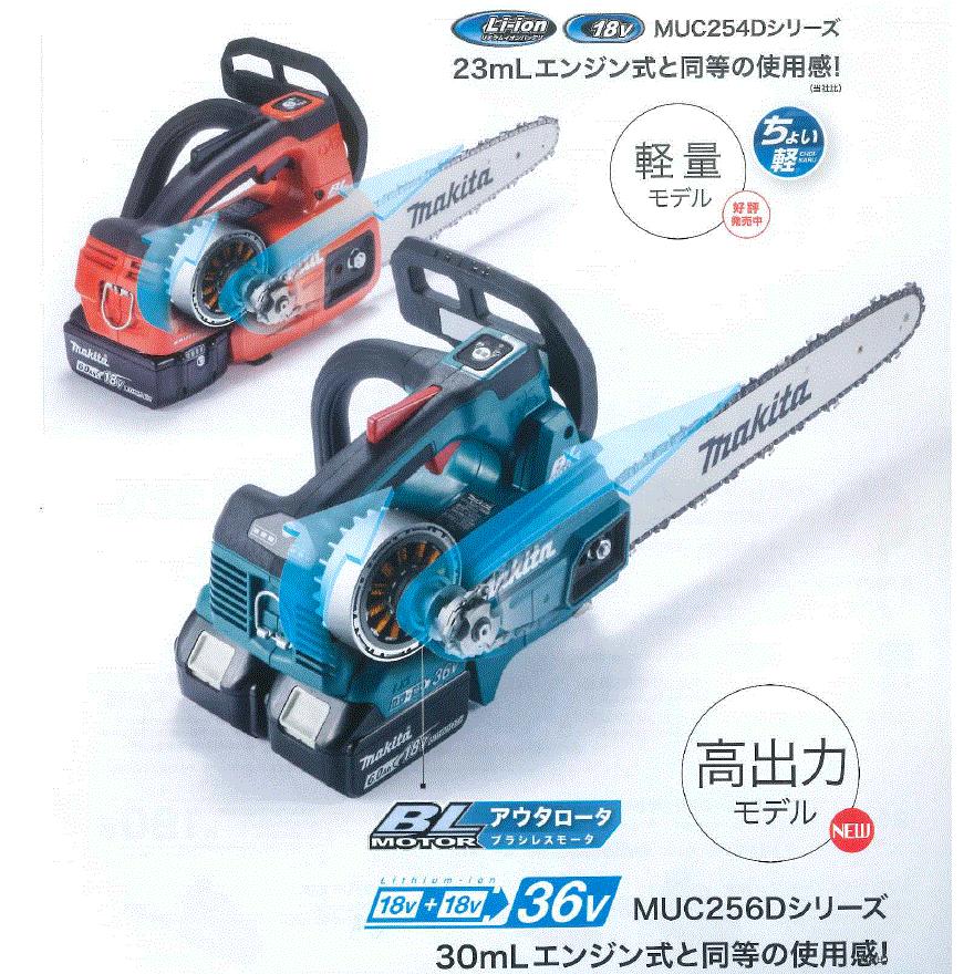 マキタ MUC356DGF/DGFR 充電式チェーンソー 【ガイドバー350mm】 18V+  