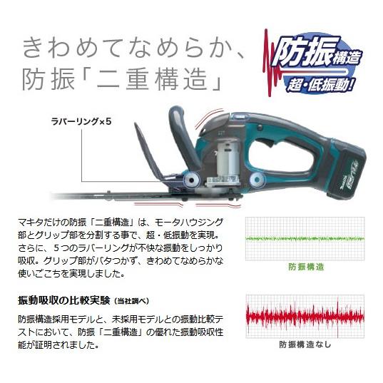 マキタ（makita） 400mm充電式ヘッジトリマー MUH404DRF 片刃式 18V