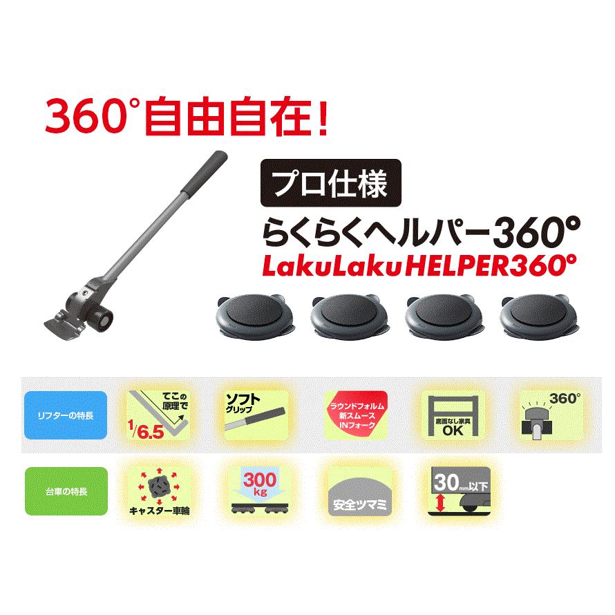 大洋精工 PICUS らくらくヘルパー360° ZP-360 荷物移動 リフター てこ