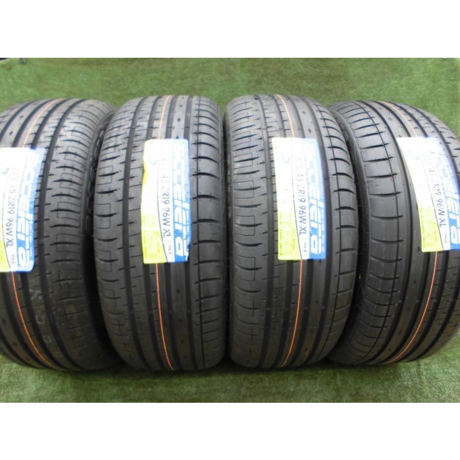 225/45R19 4本セット アクセレラ PHI-R 未使用品 accelera 沖縄県・離島は発送不可