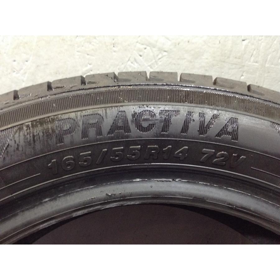 イエローハット PRACTIVA 165/55R14 2本 2018年製 1206 サマータイヤ (沖縄県・離島は発送不可)｜takahashishokai｜06