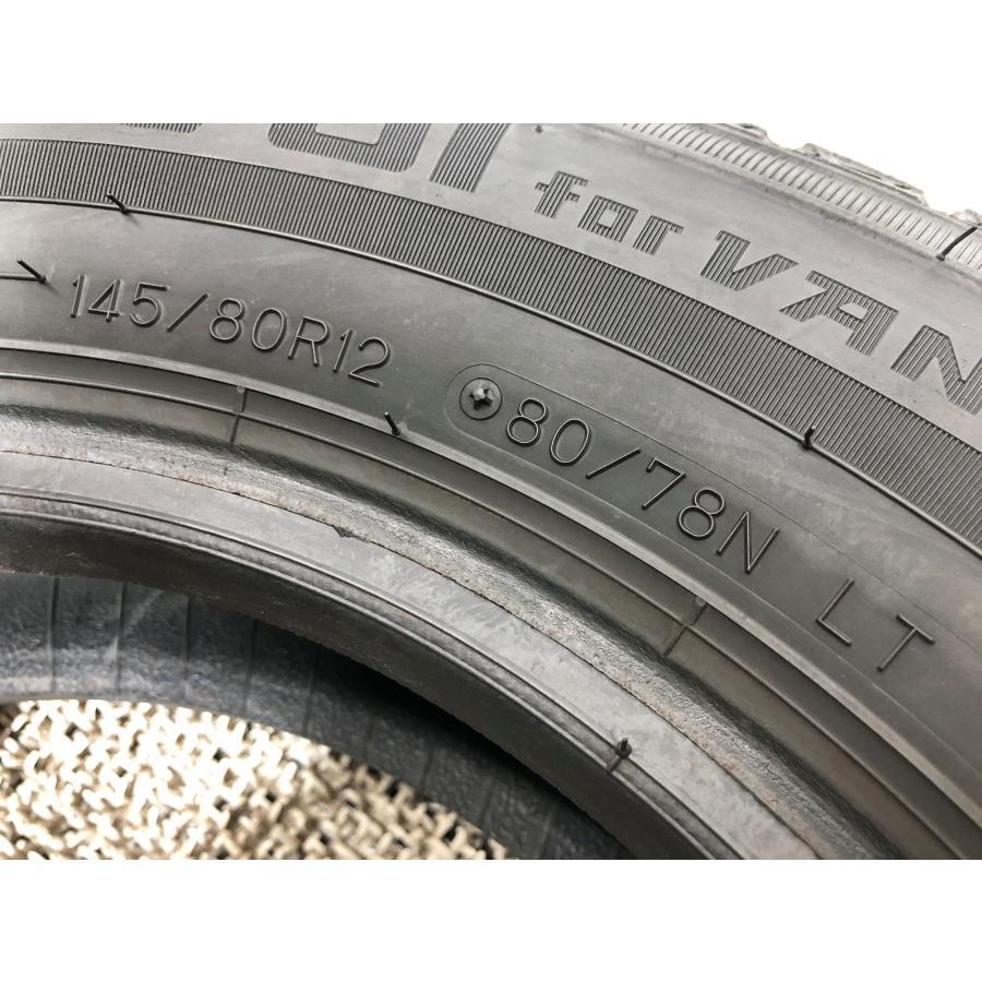 WINTER MAXX 145/80r12 80/78LT ダンロップ ウインターマックスLV01 4