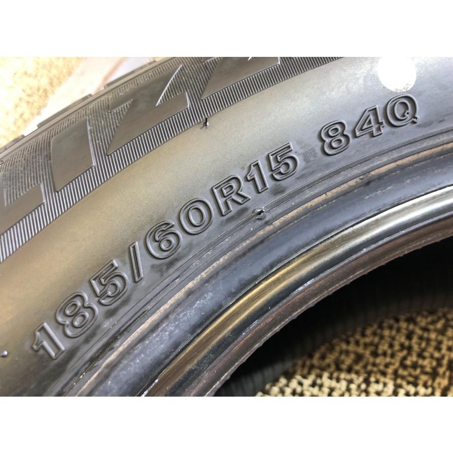 ②2021年製ブリヂストン VRX3 185/60R15 2本セット　シエンタ等 ブリザック VRX3 ブリヂストン 185/60R15 2本 2021年製 3356