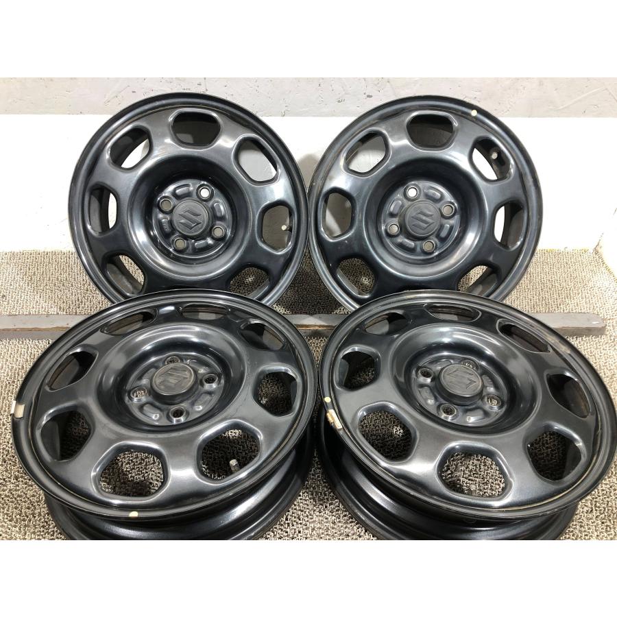 ハスラー純正 15×4.5J 4H PCD100 ET+45 4本 118 ホイール(沖縄県・離島