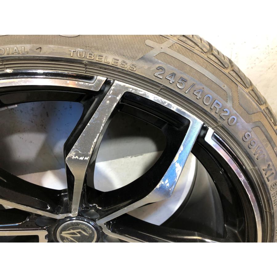 FIRENZA 20×8.5J 10J ET+45 +40 5-114.3 4本 970 夏タイヤホイールセット(沖縄県・離島は発送不可) |  | 09