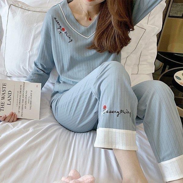 パジャマ ルームウェア レディース 春夏秋 長袖パジャマ Vネックパジャマ ルームウェア 上下セットシンプル 韓国風 秋パジャマ 部屋着 寝巻き オシャレ 可愛い 8FFzTqkWec, 下着、靴下、部屋着 - centralcampo.com.br パジャマ ルームウェア レディース 春夏秋 長袖パジャマ Vネックパジャマ ルームウェア 上下セットシンプル 韓国風 秋パジャマ 部屋着 寝巻き オシャレ 可愛い 8FFzTqkWec, 下着、靴下、部屋着 - centralcampo.com.br