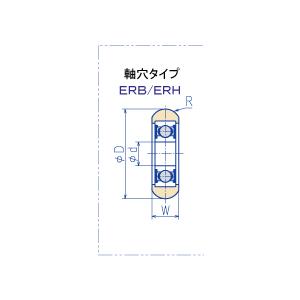 【SALE品】樹脂ベアリング ERB2406 10個セット 高井精器 外径24mm 内径6mm 軸穴タイプR形｜takaiseiki3｜04