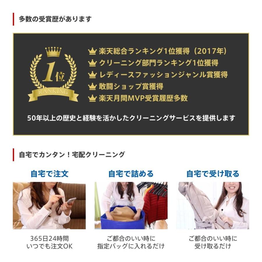 タカケンクリーニング クリーニング 宅配 詰め放題 10点まで 仕上がり
