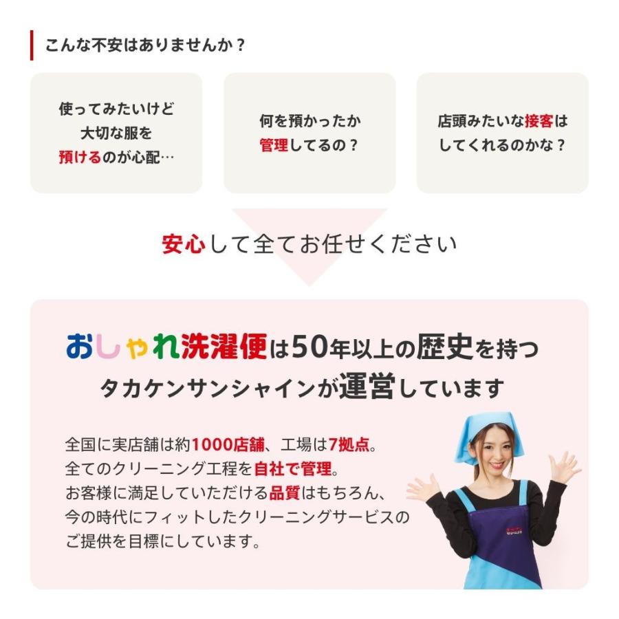 クリーニング 宅配 詰め放題 10点まで 仕上がり次第発送 衣替え 新生活 送料無料 シミ抜き   タカケン｜takaken｜09