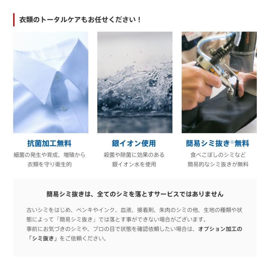タカケンクリーニング クリーニング 宅配 撥水加工付 10点まで詰め放題
