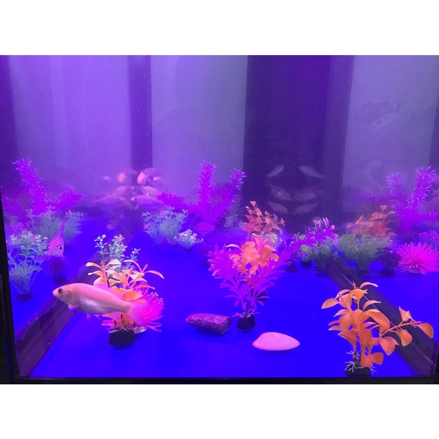 Jsdde 水槽用 人工水草 5 5 11 21cm 小 大型水草 23点セット 水槽 水槽内装 即日出荷 オーナメント レイアウト アクアリウム 水