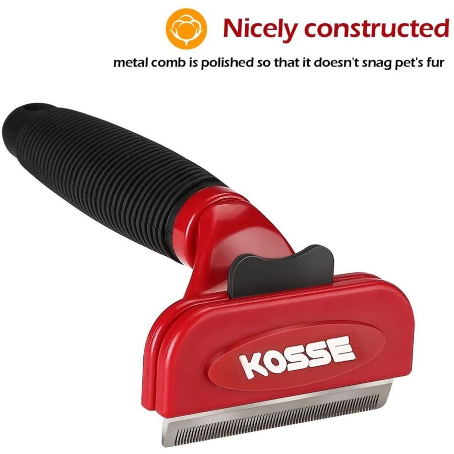 はこぽす対応商品 Kosse プロ仕様 ペット ファーミネーター ブラシ トリミングブラシ 毛取り お手入れ 抜け毛を90 をカット グルーミング ツール 犬 Shipsctc Org